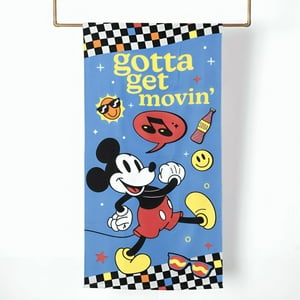 Set Toalla De Playa 70×140 Cm. + Frisbee / Mickey Movin – Mashini
