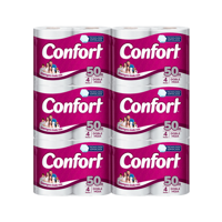 Pack 24 Rollos Confort Doble Hoja 50Mts