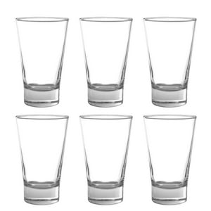 Genérico - Set 6 Vasos Altos Vidrio Cristal 394Ml London