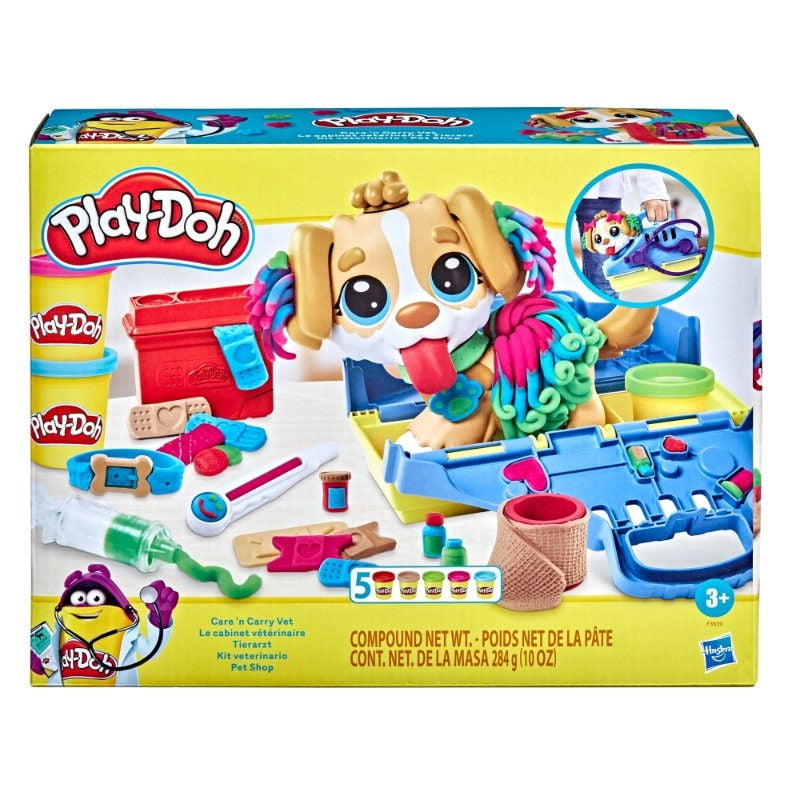 Play-Doh - Juguetes Masas Y Plastilinas Play Doh Set Kit Veterinário