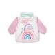 thumbnail image 2 of Babero Plastico Con Mangas Arcoiris Rosado, 2 of 2