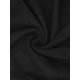 thumbnail image 5 of INSPIRE CHIC Vestido de Mujer de Punto con Cuello Redondo, Mangas 3/4 de Linterna, Cinturón y Dobladillo Plisado S Negro, 5 of 6