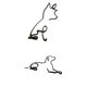thumbnail image 2 of 2 Piezas De Esculturas De Perros Minimalistas Para El Hogar, Oficina, Estantería, Figuritas Decorativas C, 2 of 2