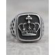 thumbnail image 3 of Anillo de Hombre Mujer Corona Moda Masculina, 3 of 3