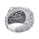 thumbnail image 2 of Sparkly Punky Rapper Luxury Trendy Rings para Hombre Brillante Búho con Hielo Hip Hop Circonia Cúbica Anillos de Compromiso para Hombre, 2 of 9
