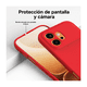thumbnail image 4 of Carcasa Funda Compatible Con Honor 600 Goma Vinotinto, 4 of 5