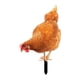 thumbnail image 4 of Estaca De Estatua De Animal De Pollo Realista Para Patio, Piscina, Porche Delantero, 27 Cm X 16,3 Cm, 4 of 5