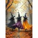thumbnail image 1 of Kit de Pintura Diamante SENQAO 5D Brujas 12 x 16, 1 of 3