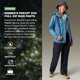 thumbnail image 5 of PANTALONES MARMOT PreCip Evo con Cremallera Completa Negro Talla Grande, 5 of 9