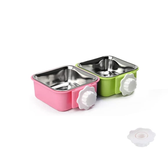 Cuenco Para Perros Crate Extraíble De Acero Inoxidable