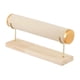 thumbnail image 1 of Portapulseras Base De Madera Desmontable Terciopelo Para Reloj Tradeshow Blanco, 1 of 5