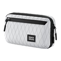 Ioensy - Bolsa Para Manillar De Bicicleta, Accesorios Para Ciclismo, Mochila Para Ciclismo, Bolsa Delantera Para Bicicleta, Color Blanco
