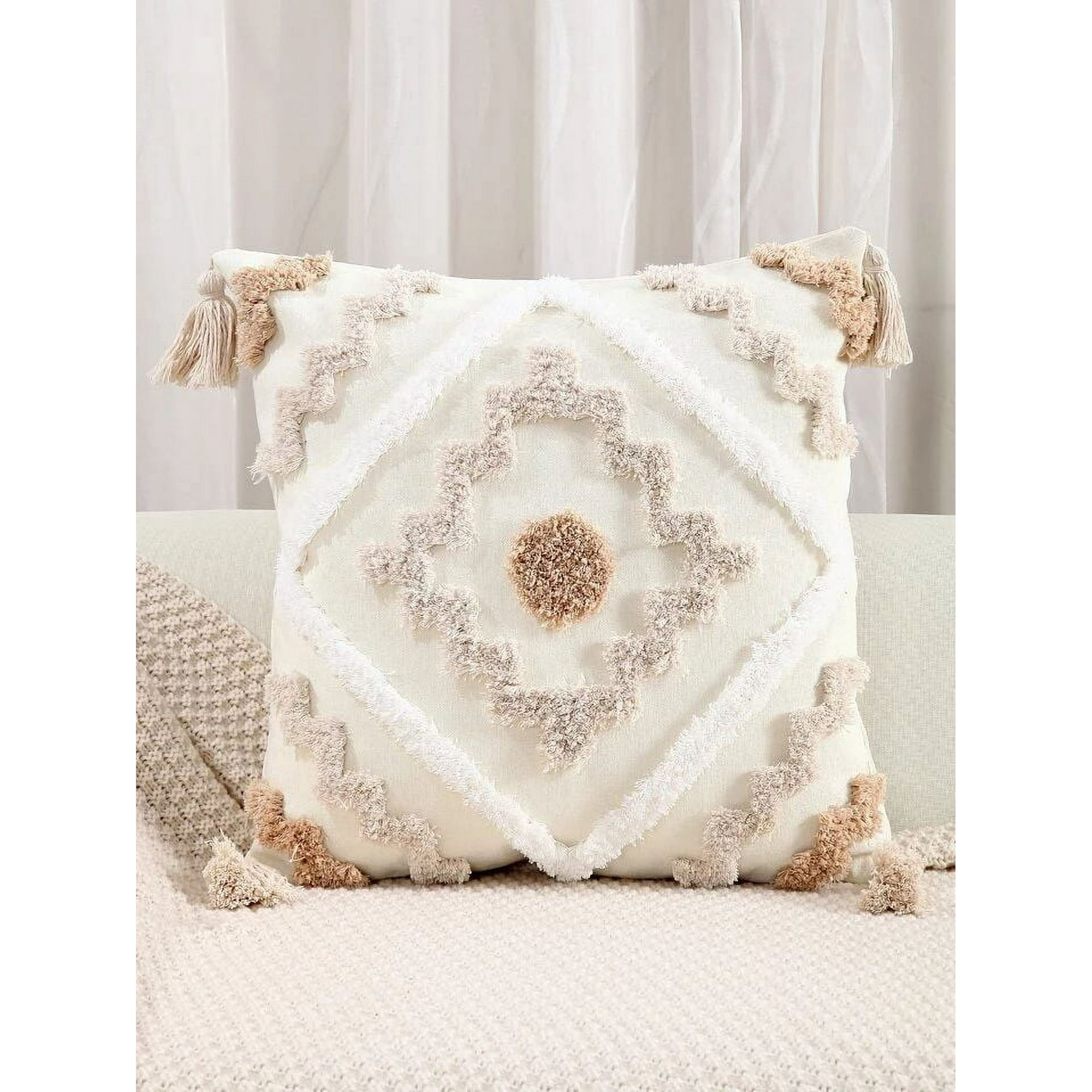 Genérico - Set 4 Funda Para Cojin Modelo Boho 45x45 B4