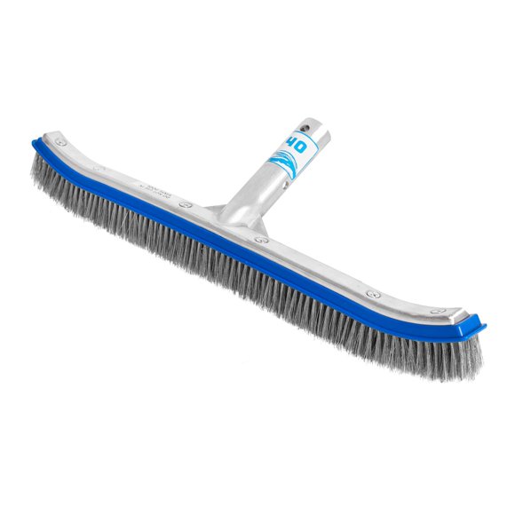 Cepillo para piscina 440, acero inoxidable extra ancho, resistente, 18 pulgadas