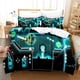 thumbnail image 1 of v258 Bed Sheets Game Geometry Dash Bedding Set,Duvet Cover Comforter Bed Set Quilt Cover Pillowcase,King Queen Twin Size Boys Girls Adults 3-Piece Bedding Set (1 Duvet Cover + 2 Pillow Shams) Bed Shee, 1 of 5