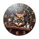 thumbnail image 3 of Reloj De Pared Colgante Con Dise?o De Gato, Moderno, Para Cafetería, Comedor, Restaurante, SX2, 25 Cm, 3 of 5