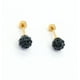 thumbnail image 4 of Aros Seguridad Punto Luz Bola Fuego Chapado Oro negro, 4 of 4