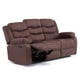 thumbnail image 4 of Sofá 3 Cuerpos Reclinable Tradicional Norman Café Oscuro 2011SDBR, 4 of 14