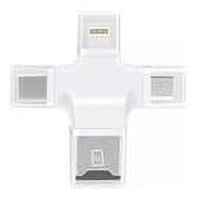 Nonstop - Lector De Tarjeta Blanca - 4 En 1 Otg - Tipo C - Ios