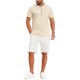 thumbnail image 2 of INSPIRE CHIC Camisa Henley de Manga Corta con Botones y Textura Retro para Hombre S Beige, 2 of 4