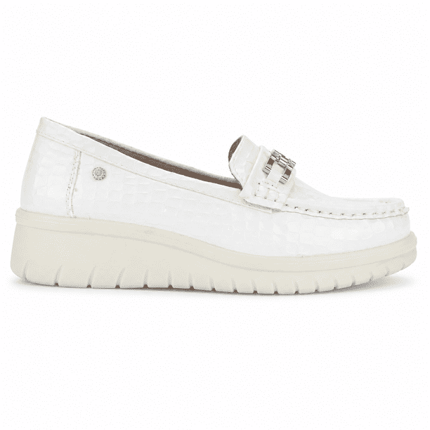 Mocasin Blanco Mujer Casual Chalada Rioja