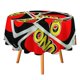 thumbnail image 1 of UNO Mantel Redondo con Estampado Icónico de Temática, Se Adapta a la Mayoría de Mesas, Fácil de Cuidar, Regalo Perfecto para Aficionados, Amigos y Familia.152cm, 1 of 5