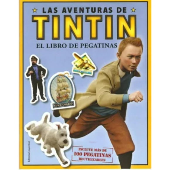 TINTIN: El libro de pegatinas blanco