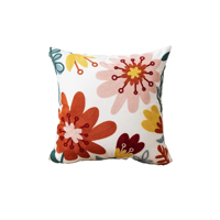 Genérico - Pack De 4 Fundas Para Cojines Sin Relleno Con Diseños Bordados Multicolorido