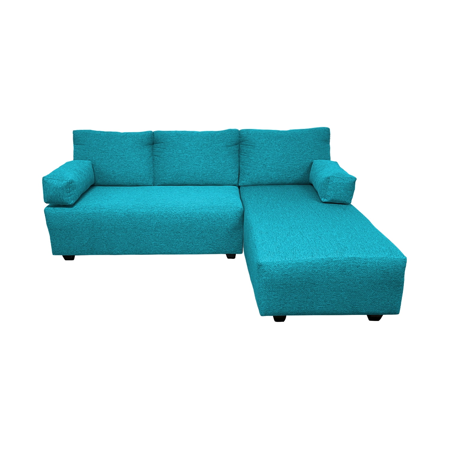 Induhome - Seccional Elle Chenille Turqueza Bidireccional