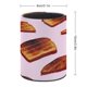 thumbnail image 2 of Pan Tostado-theme Cylinder Pen Holder Pencil Organizer with Flannel Lining PVC Leather Material Cardboard Base for study work 10*8CM, 2 of 6