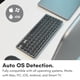 thumbnail image 5 of Macally BTMINIZKEY Teclado Bluetooth inalámbrico multidispositivo, 5 of 7