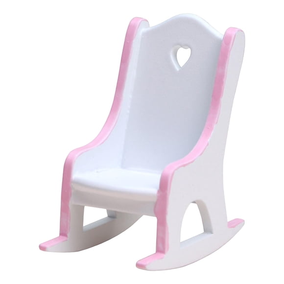 DIY Casa De Muñecas En Miniatura Modelo De Casa De Muñecas Sillas Delicadas Para Accesorios Rosa