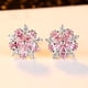thumbnail image 1 of Dainty Cherry Blossom Zircon Stud Earrings for Women and Girls - Perfect Gift for BFF and Birthday, 1 of 4