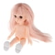 thumbnail image 2 of Lovely 16cm Ball Jointed Girl Doll Nude Body Cabello Dorado Rosa Con Flequillo, 2 of 5