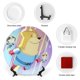 thumbnail image 3 of Perros en el espacio Plato decorativo de porcelana fina (bone china), plato decorativo de cerámica para hogar, oficina, soporte de pared, platos decorativos para dormitorio - 6 pulgadas (15 cm), 3 of 6