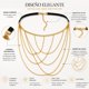 thumbnail image 3 of Cadena / Accesorio / Liguero Para Pierna Muslo Anillo Capass, 3 of 9