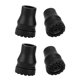 thumbnail image 1 of Puntas negras para bastón supregear de 1,9 cm, paquete de 4, alta resistencia, 1 of 8