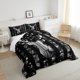 thumbnail image 2 of American Flag Bedding Set, Baseball Sports Comforter Set 3 Pcs for Kids Teens Adults Room Decor, Duvet Cover with 2 Pillowcases, 2 of 5