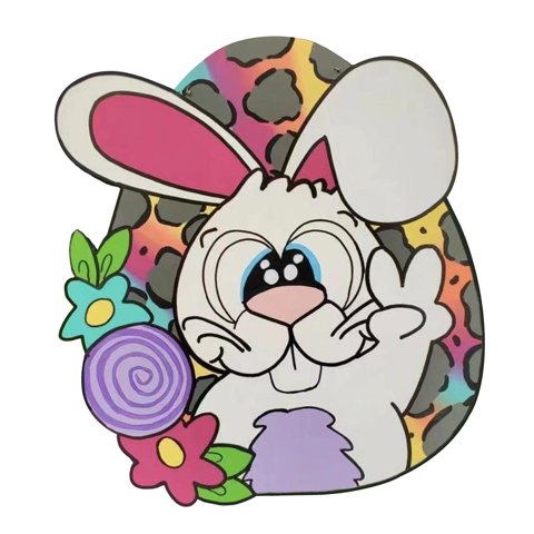 Magideal - Placa De Pared De Madera De Pascua De Primavera, Letrero Colgante De Puerta Delantera, Colgante De Puerta De Pared Para Celebración, Patio, Decoración