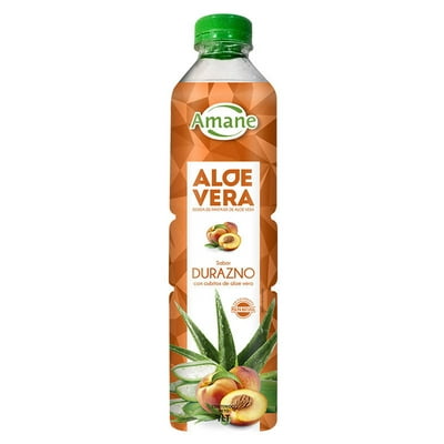 Bebida Aloe Vera Durazno Botella 1 L Amane