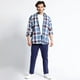 thumbnail image 3 of Camisa Manga Larga Franela Regular Fit celeste L, 3 of 3