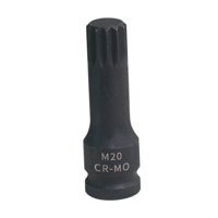 Ioensy - Dado Triple Con Punta Estriada Cuadrada Para Trabajos Mecánicos Profesionales De Taller