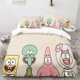 thumbnail image 1 of SpongeBob SquarePants Anime Bedding Set,Kids Bed Comfortable Bed Set Twin King, SpongeBob 3D Children'S Anime Bed Sheets, 1 of 5