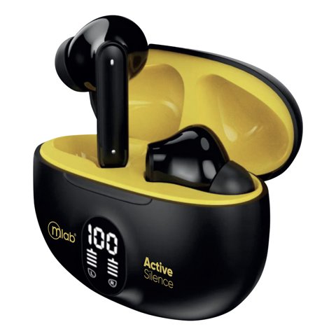 Audifono Tws Anc Enc Active Sílence Strong Yellow Mlab 09362