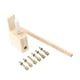 thumbnail image 1 of Kit de reparación de pines de puente de guitarra para caja de resonancia de guitarra, reparación profesional, portátil, compacto, mejora el volumen de Tipo de perno de cobre, 1 of 5