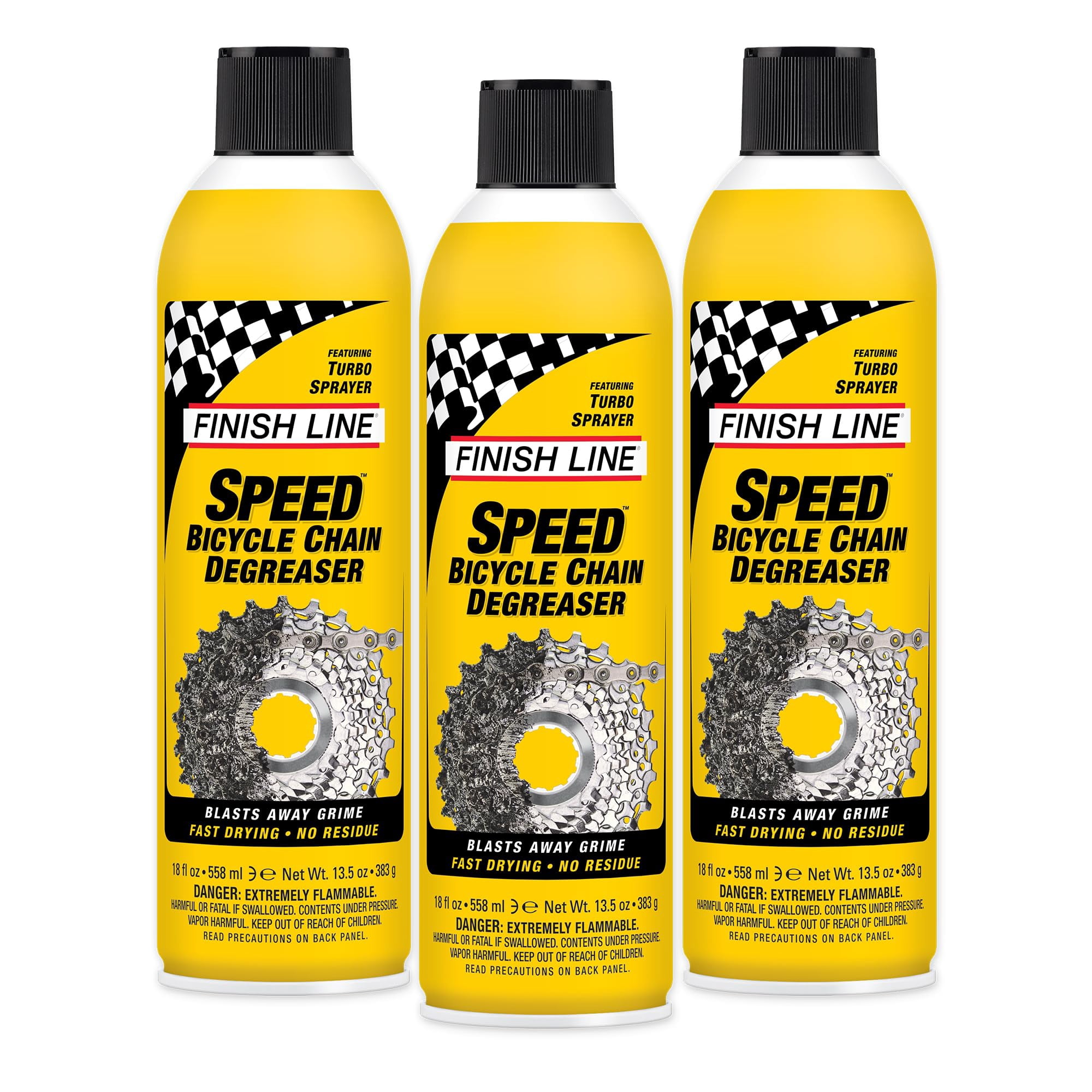 Desengrasante Para Bicicletas Finish Line Speed 1.6 L, Paquete De 3