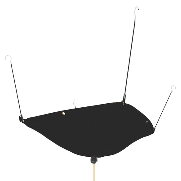 Loneta Tredre 91 cm × 91 cm Desviador de Goteras Negro con Manguera de 3 m 1/2 in