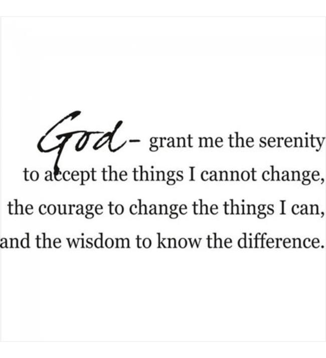 Rienda Libre Graphics - Decomural God Grant Me The Serenity Bible Verse Ws-15114