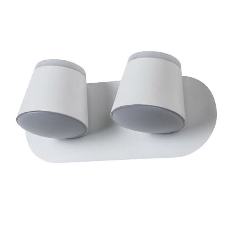 Hb Led - Apliqué Elegante Doble Decorativo Led Movible 10w Blanco