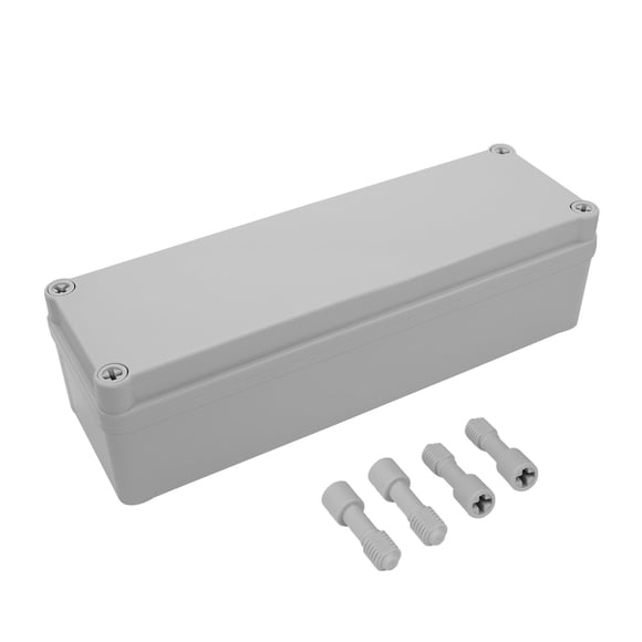 Caja de conexiones LeMotech IP67 impermeable de plástico ABS gris
